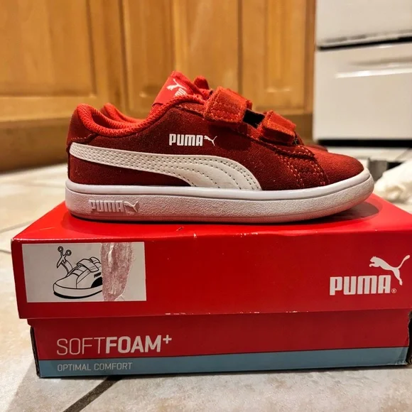 Puma smash V2 SD V INF high risk red– puma white
  very gently used size 9C - Picture 7 of 13